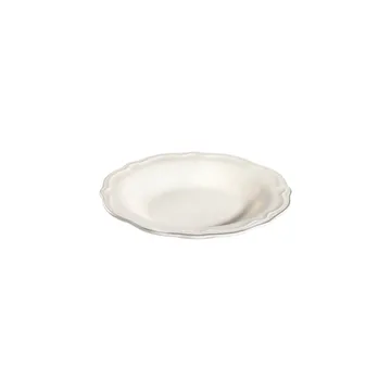 Middagsservise (24 deler) Opviq Platin Yaldiz Fulya 24 (32 x 36 x 41 cm) Hvit Sølv - Hvitt og sølv - Servering & borddekking - Tallerkener - Firkantet tallerken