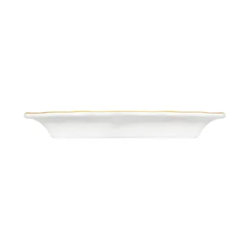 Middagsservise (53 deler) Opviq Altin Yaldiz Tiffany 53 (53 x 33 x 36 cm) hvit gull - Hvit og gull - Servering & borddekking - Tallerkener - Firkantet tallerken
