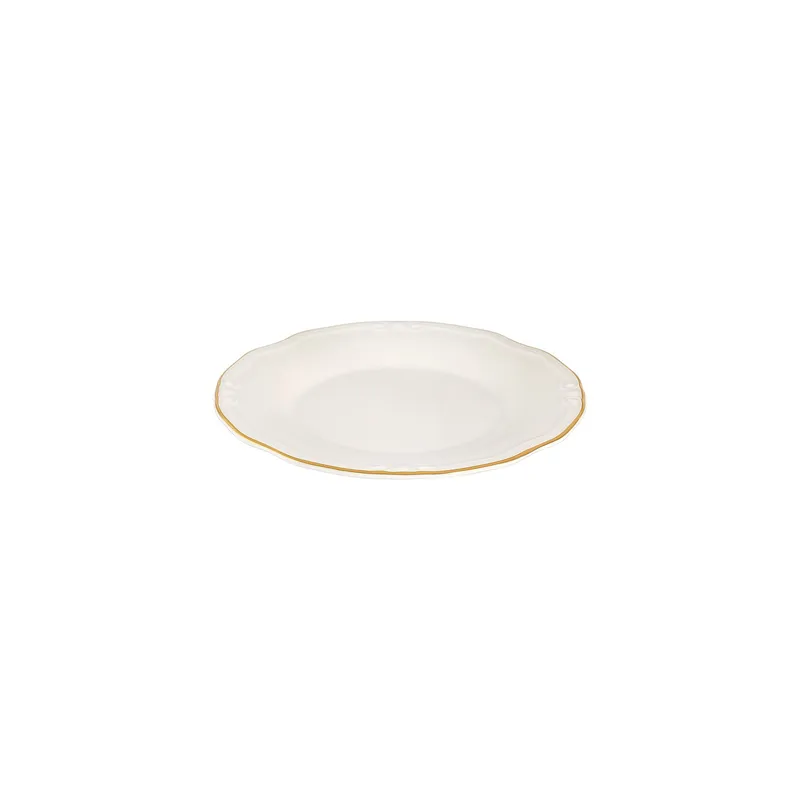 Middagsservise (53 deler) Opviq Altin Yaldiz Tiffany 53 (53 x 33 x 36 cm) hvit gull - Hvit og gull - Servering & borddekking - Tallerkener - Firkantet tallerken