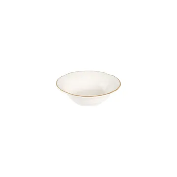 Middagsservise (53 deler) Opviq Altin Yaldiz Tiffany 53 (53 x 33 x 36 cm) hvit gull - Hvit og gull - Servering & borddekking - Tallerkener - Firkantet tallerken
