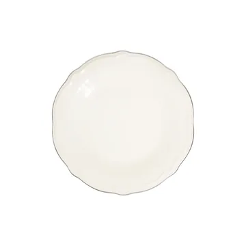 Middagsservise (53 deler) Opviq Platin Yaldiz Fulya 53 (53 x 33 x 36 cm) Hvit sølv - Hvitt og sølv - Servering & borddekking - Tallerkener - Tallerkensett