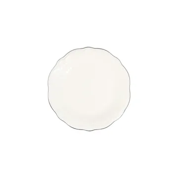Middagsservise (53 deler) Opviq Platin Yaldiz Fulya 53 (53 x 33 x 36 cm) Hvit sølv - Hvitt og sølv - Servering & borddekking - Tallerkener - Tallerkensett