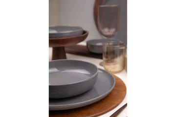 Spisesett (12 deler) Athodna Antrasitt - Antrasitt - Servering & borddekking - Tallerkener - Tallerkensett