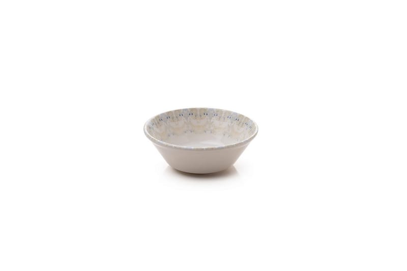 Spisesett (12 deler) Matlerd Flerfarget - Beige - Servering & borddekking - Tallerkener - Tallerkensett