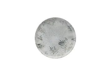 Spisesett (18 deler) Haruka Hvit / Antrasitt - Hvit/Antrasitt - Servering & borddekking - Tallerkener - Tallerkensett