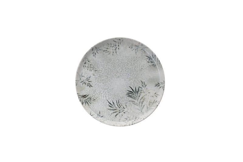 Spisesett (18 deler) Haruka Hvit / Antrasitt - Hvit/Antrasitt - Servering & borddekking - Tallerkener - Tallerkensett