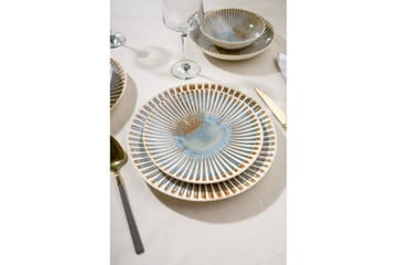 Spisesett (24 deler) Harrowen Flerfarget - Multifarget - Servering & borddekking - Tallerkener - Tallerkensett