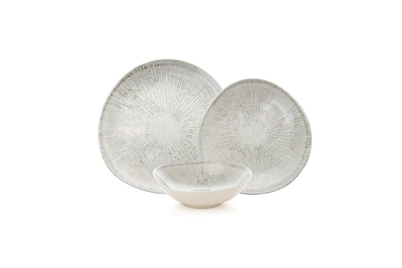 Spisesett (24 deler) Sylreth Flerfarget, Multifarget