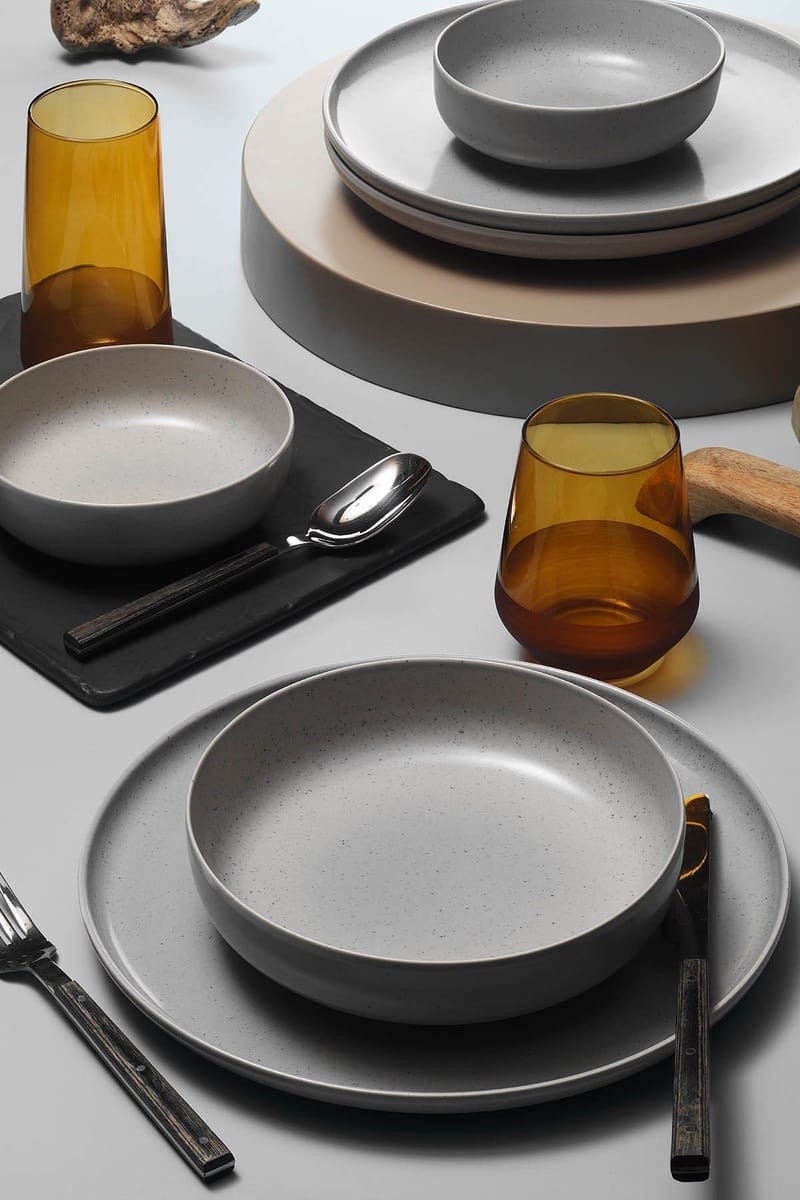 Dinner Set (12 Pieces) Hermia - Servering & borddekking - Tallerkener - Tallerkensett