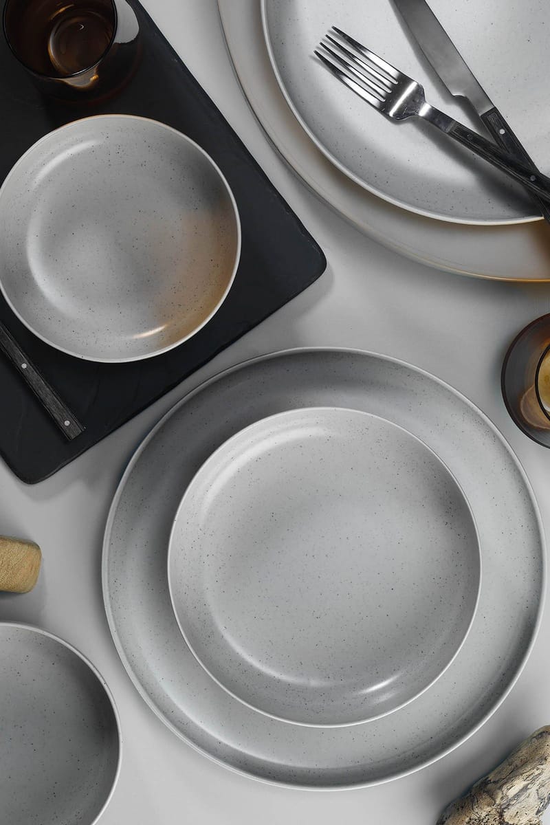 Dinner Set (12 Pieces) Hermia - Servering & borddekking - Tallerkener - Tallerkensett