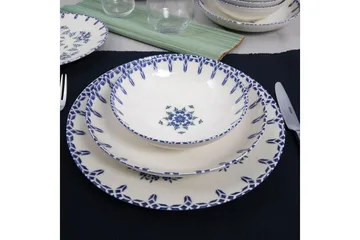 Subatan Tallerkensett 24 Deler - Porselen/Hvit - Servering & borddekking - Tallerkener - Tallerkensett