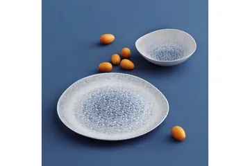 Subatan Tallerkensett 24 Deler - Porselen/Hvit - Servering & borddekking - Tallerkener - Tallerkensett