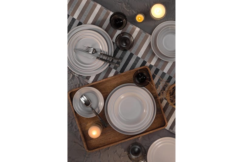 Tallerkensett 24-pk - Beige - Servering & borddekking - Tallerkener - Tallerkensett