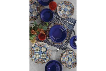 Tallerkensett 24-pk - Flerfarget - Servering & borddekking - Tallerkener - Tallerkensett