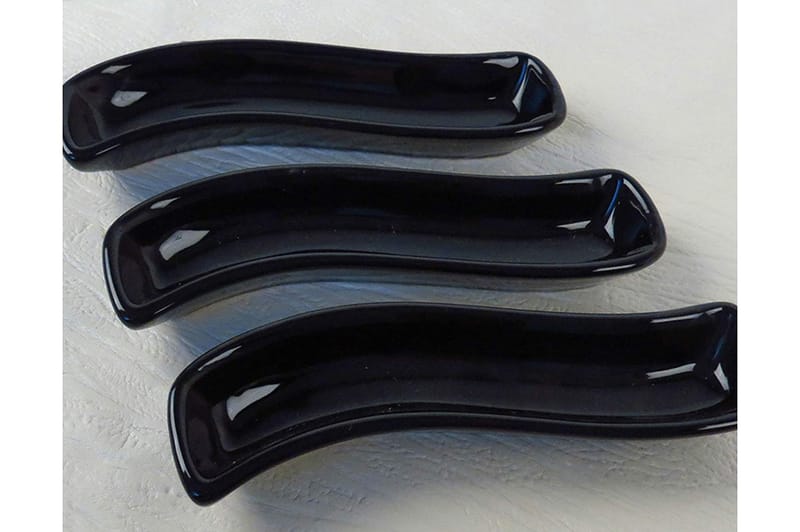 Tallerkensett 3-pk - Svart - Tallerkensett