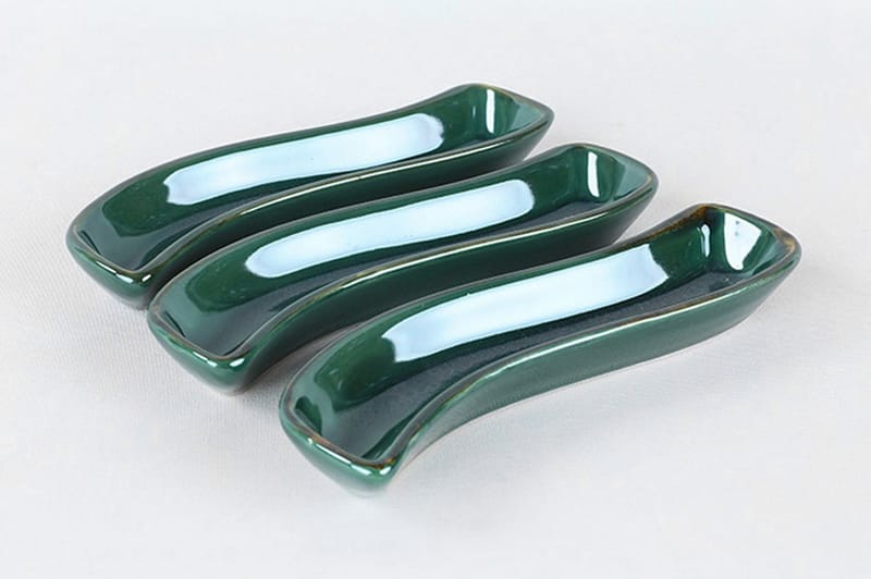 Tallerkensett 3-pk, Mørkegrønn