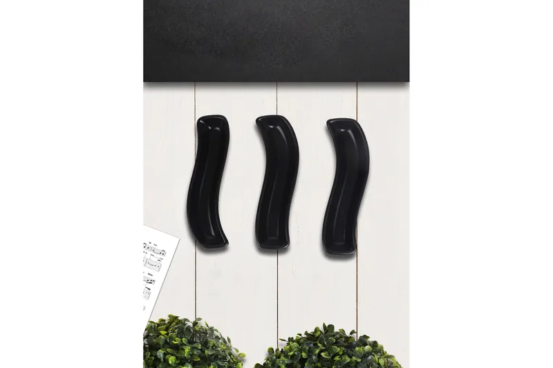 Tallerkensett 3-pk - Svart - Servering & borddekking - Tallerkener - Tallerkensett