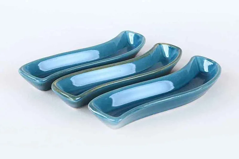 Tallerkensett 3-pk, Mørkeblå