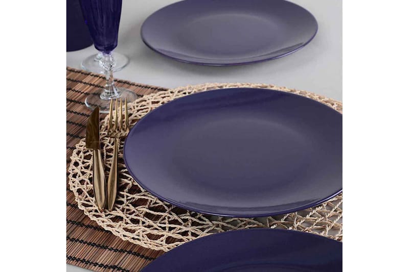 Tallerkensett 6-pk - Lilla - Servering & borddekking - Tallerkener - Tallerkensett