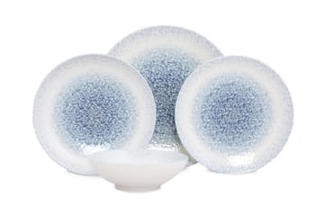 Tallerkensett Subatan 24 Deler - Porselen/Hvit - Servering & borddekking - Tallerkener - Tallerkensett