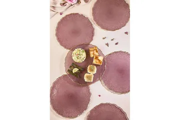 Tharos Tallriksset 28 cm - Plommon - Servering & borddekking - Tallerkener - Tallerkensett