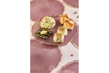 Tharos Tallriksset 28 cm - Plommon - Servering & borddekking - Tallerkener - Tallerkensett