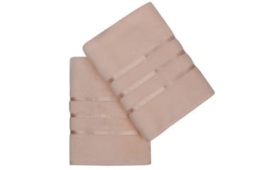 Ashburton Badehåndkle 2-pk - Lakserose - Tekstiler & tepper - Baderomstekstiler