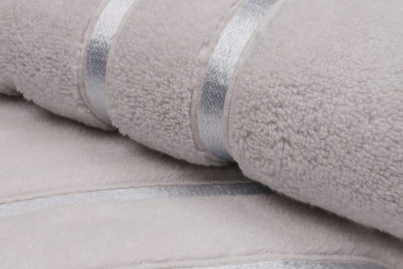 Ashburton Håndkle 2-pk - Lysegrå - Tekstiler & tepper - Baderomstekstiler