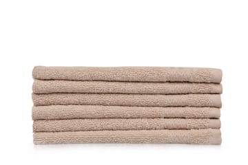 Ashburton Vaskeklut 6-pk - Beige - Tekstiler & tepper - Baderomstekstiler