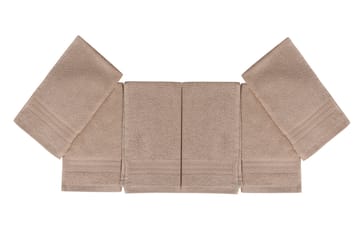 Ashburton Vaskeklut 6-pk - Beige - Tekstiler & tepper - Baderomstekstiler