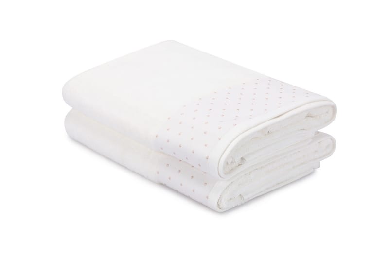 Badehåndkle Ccooling 2-pk - Beige/Krem - Baderomstekstiler - Håndklær og badehåndkle