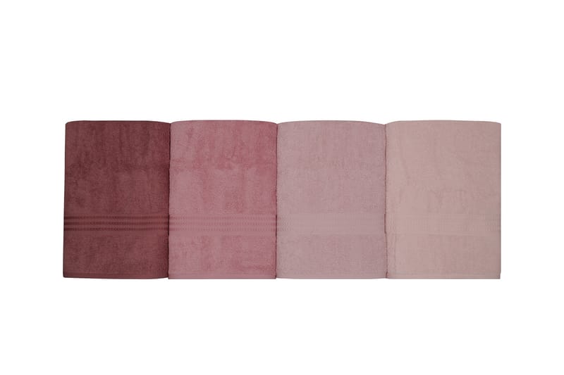 Badehåndkle Hobby 70x140 cm 2-pk - Rosa - Tekstiler & tepper - Baderomstekstiler