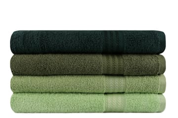 Badehåndkle Hobby 70x140 cm 2-pk - Grønn - Tekstiler & tepper - Baderomstekstiler
