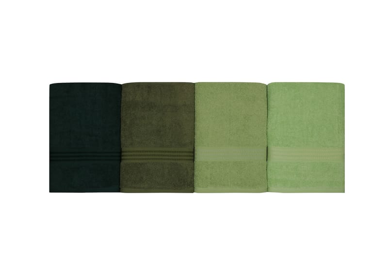 Badehåndkle Hobby 70x140 cm 2-pk - Grønn - Tekstiler & tepper - Baderomstekstiler