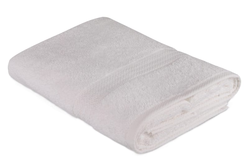 Badehåndkle Hobby 70x140 cm - Hvit - Baderomstekstiler - Stort badelaken - Håndklær og badehåndkle