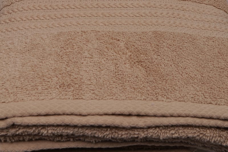 Badehåndkle Hobby 70x140 cm - Lysebrun - Baderomstekstiler - Stort badelaken - Håndklær og badehåndkle