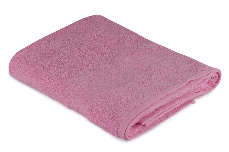 Badehåndkle Hobby 70x140 cm - Rosa - Baderomstekstiler - Stort badelaken - Håndklær og badehåndkle