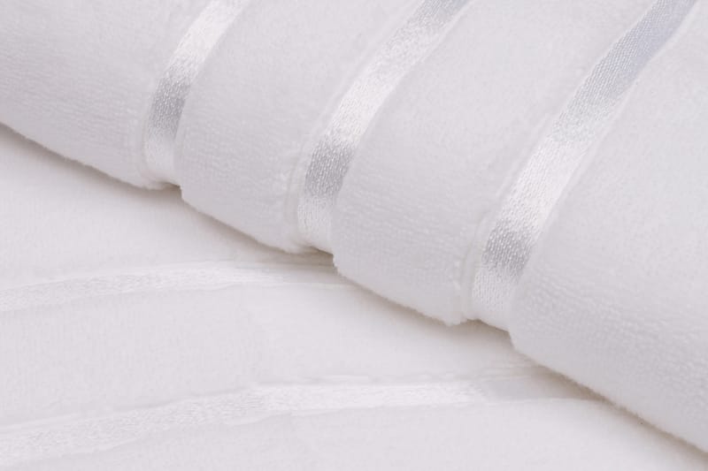 Badehåndkle Rhuddlan 2-pk - Hvit - Baderomstekstiler - Håndklær og badehåndkle