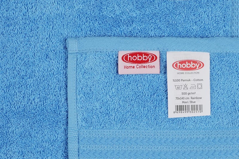 Badehåndkle Rhuddlan - Blå - Baderomstekstiler - Håndklær og badehåndkle