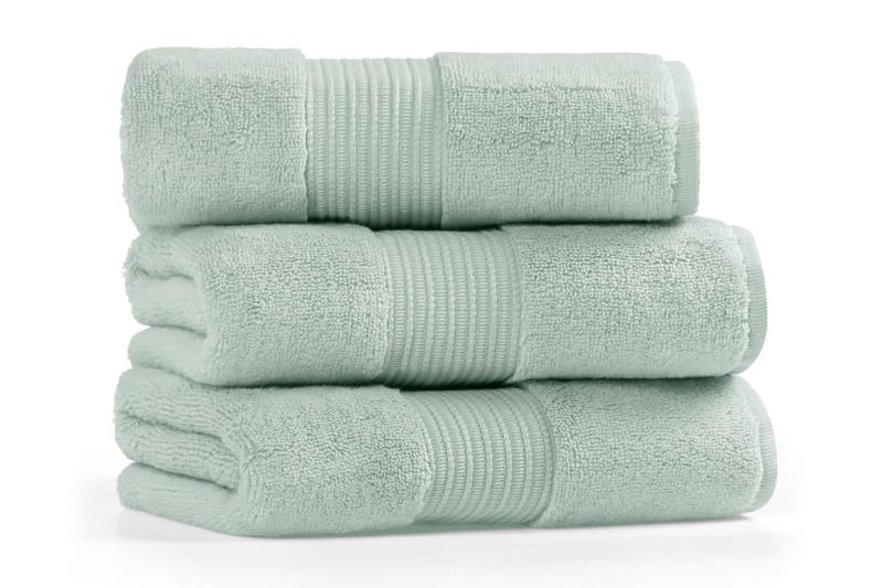 Badehåndkle Skeens - Havgrønn - Baderomstekstiler - Håndklær