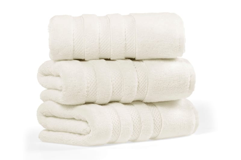 Badehåndkle Skeens - Krem - Baderomstekstiler - Håndklær og badehåndkle