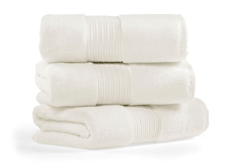 Badehåndkle Skeens - Krem - Baderomstekstiler - Håndklær