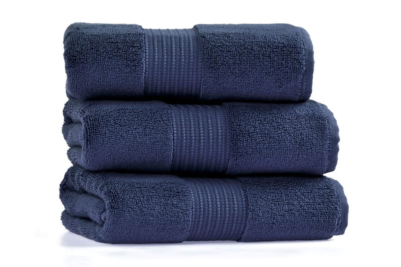 Badehåndkle Skeens - Mørkeblå - Baderomstekstiler - Håndklær og badehåndkle