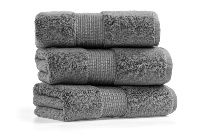 Badehåndkle Skeens - Mørkegrå - Baderomstekstiler - Håndklær og badehåndkle