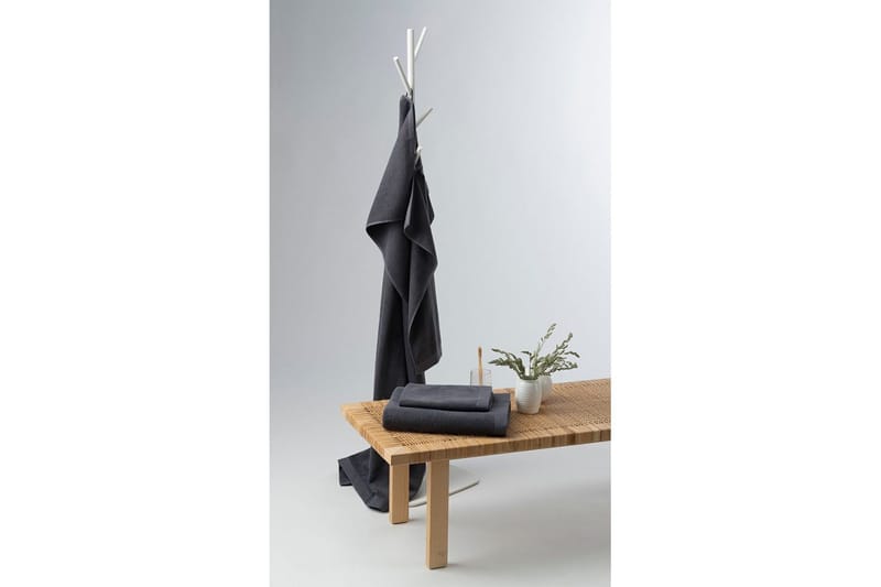 Badelaken Enzo Frotté 90 x 150 cm - Blå - Tekstiler & tepper - Baderomstekstiler