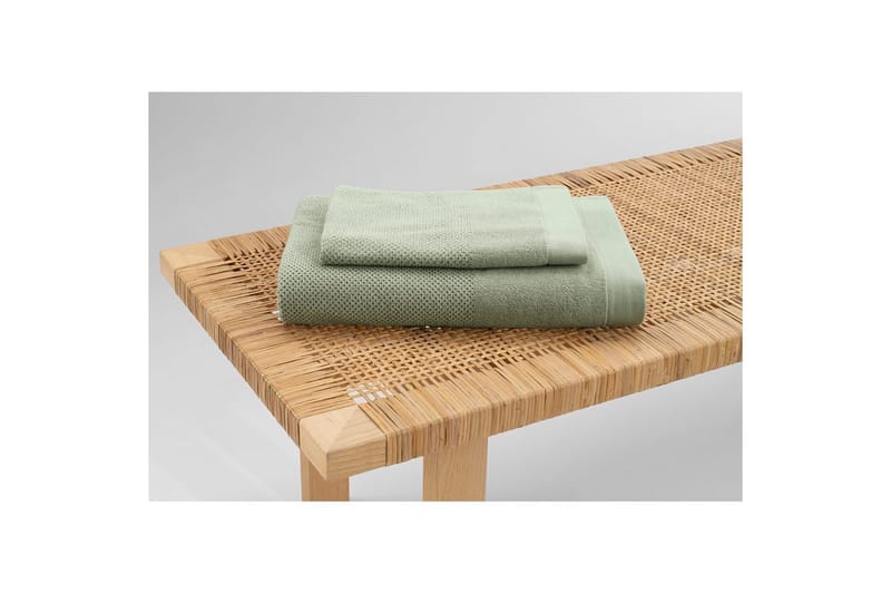 Badelaken Enzo Frotté 90 x 150 cm - Grønn - Tekstiler & tepper - Baderomstekstiler