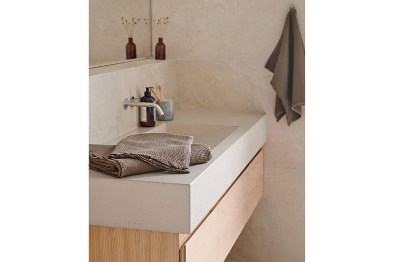 Badelaken Haze Frotté 90 x 150 cm - Brun - Tekstiler & tepper - Baderomstekstiler