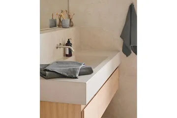 Badelaken Haze Frotté 90 x 150 cm - Grå - Tekstiler & tepper - Baderomstekstiler