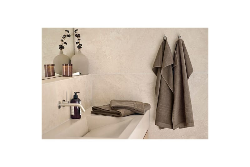 Badelaken Helle Frotté 90 x 150 cm - Brun - Tekstiler & tepper - Baderomstekstiler