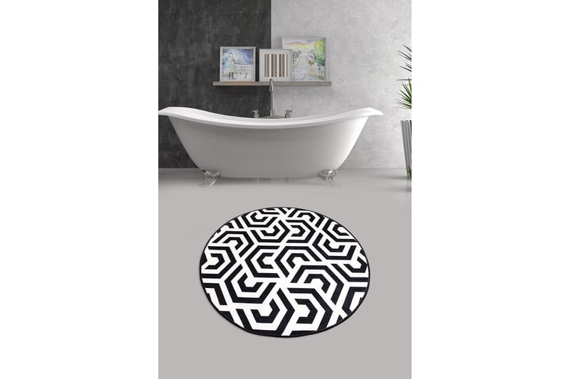 Badematte Chilai Home 100 cm Rund - Flerfarget - Tekstiler & tepper - Baderomstekstiler